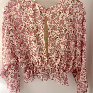 LoveShackFancy Floral Blouse
